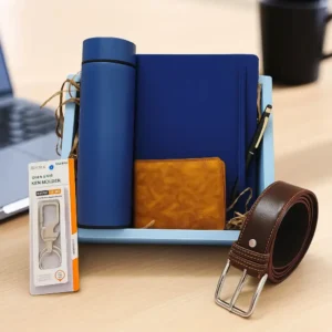 Supreme Executive Gift Set Wallet, Diary, Pen, Bottle, Belt & Keychain (6-in-1)